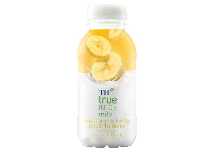 Nước Sữa Trái Cây Chuối Tự Nhiên TH true JUICE milk 300ML