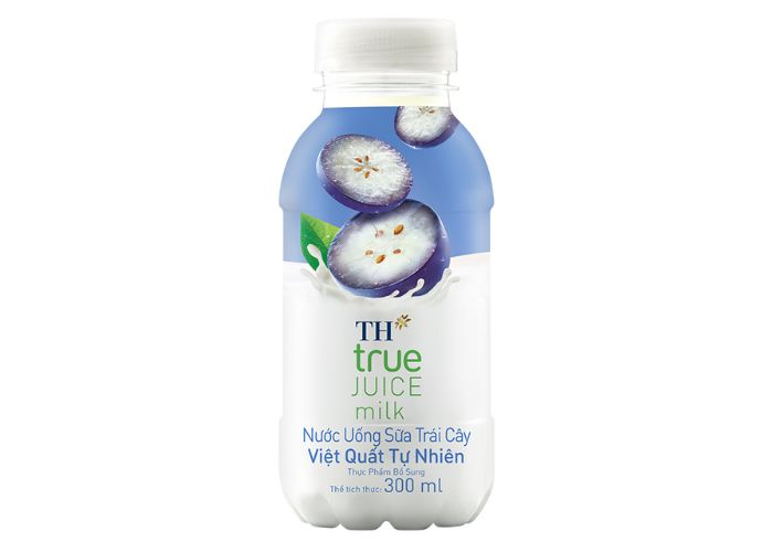 Nước sữa trái cây Việt Quất TH TRUE JUICE