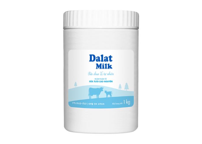 Sữa Chua Ăn Không Đường Dalatmilk