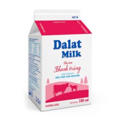 Sữa Tươi Thành Trùng Hương Dâu Dalatmilk 180ML Dalatmilk Đà Nẵng