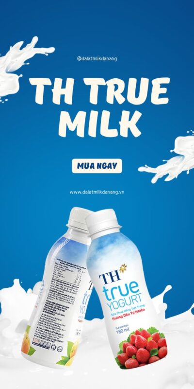 Sữa tươi TH True Milk nguyên chaatss 100%