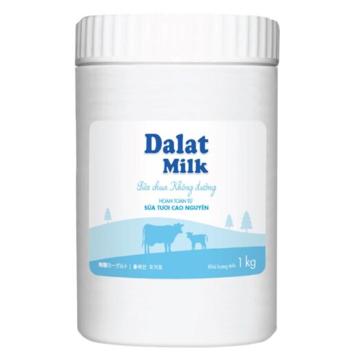 sữa chua vị tự nhiên không đường dalatmilk