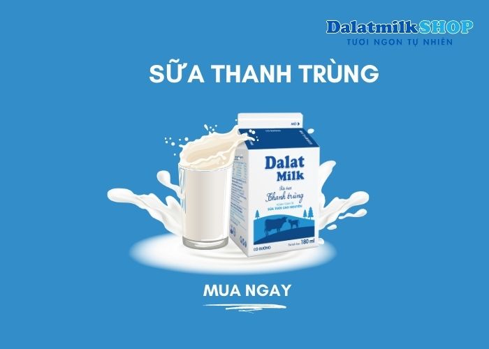 sữa thanh trùng dalatmilk Đà Nẵng