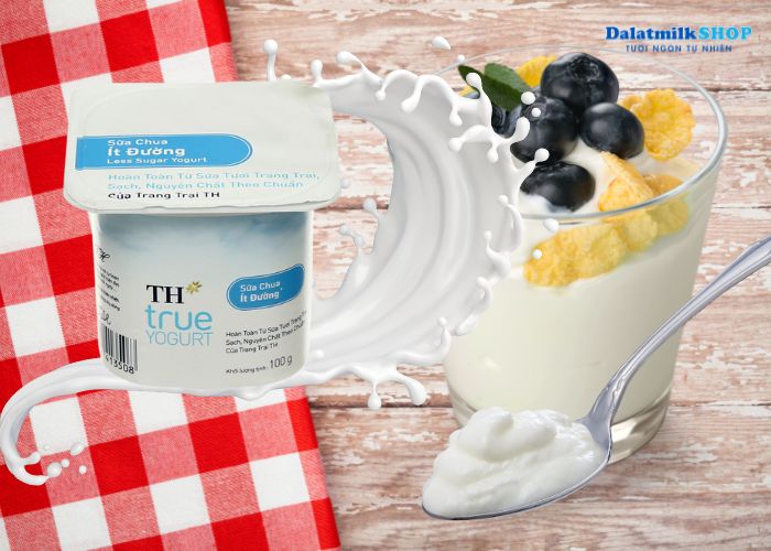 Sua Chua An It Duong Th True Yogurt 100g