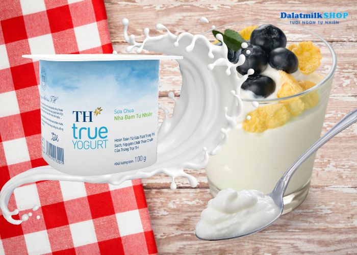 Sữa Chưa Ăn Nha Đam TH True Yogurt 100g - Dalatmilk Đà Nẵng