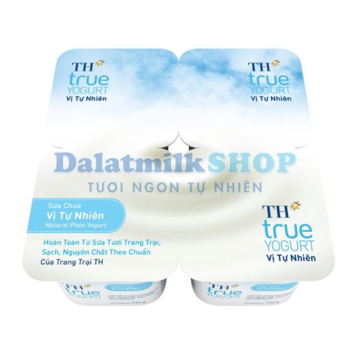 Sữa Chua Ăn Vị Tự Nhiên TH True Yogurt 100G - Dalatmilk Đà Nẵng