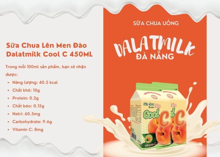 Sua Chua Len Men Dao Dalatmilk Cool C 450ML Dalatmilk Da Nang