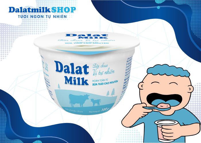 Sữa Chua Vị Tự Nhiên Dalatmilk 100GX40C