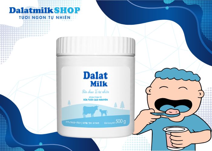 Sữa Chua Vị Tự Nhiên Dalatmilk 500G - Dalatmilk Shop Đà Nẵng