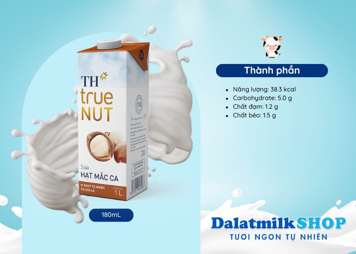 Sữa Hạt Mắc Ca TH True NUT 1L