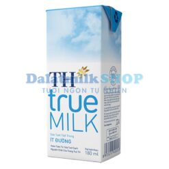 Sữa Tươi Tiệt Trùng Ít Đường Th True Milk 180ML