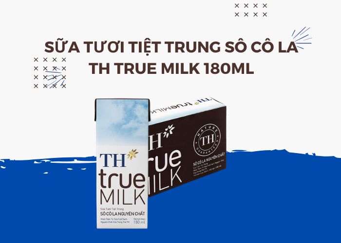 Sữa Tươi Tiệt Trung Sô Cô La Th True Milk 180ML - dalatmilk Đà Nẵng