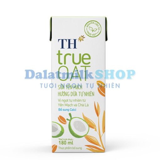 Sữa Yến Mạch Hương Dừa TH True OAT 180ML