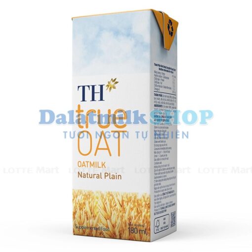 Sữa Yến Mạch Vị Tự Nhiên Th True OAT 180ML